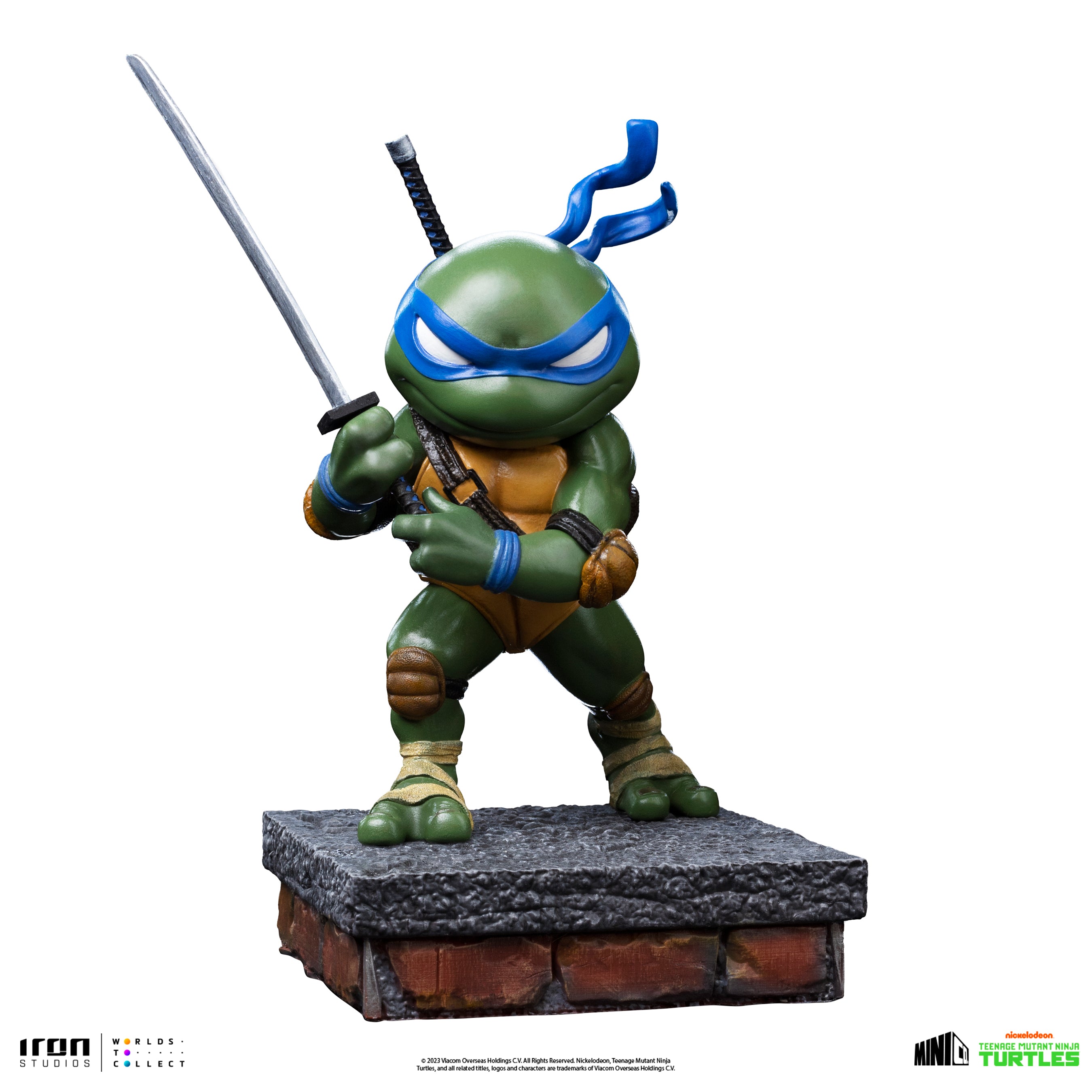 Estátua Leonardo v2 - TMNT - MiniCo - Iron Studios – Iron Studios