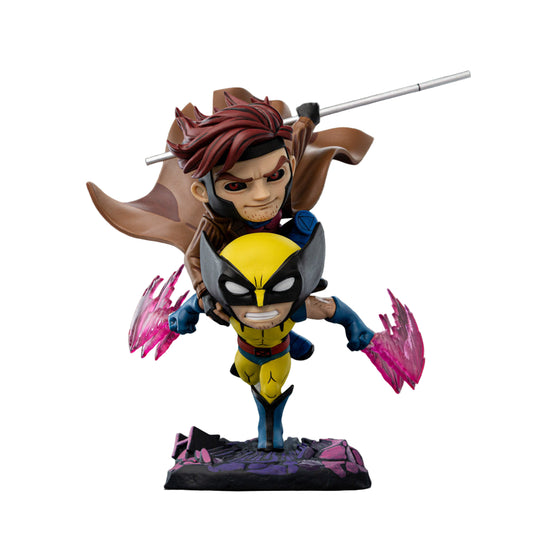 Estátua Gambit and Wolverine - X-Men '97 - Special Size Minico - Iron Studios