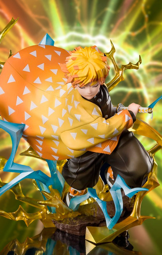 Estátua Zenitsu Agatsuma Thunderclap and Flash - Demon Slayer - Figuarts Zero - Bandai