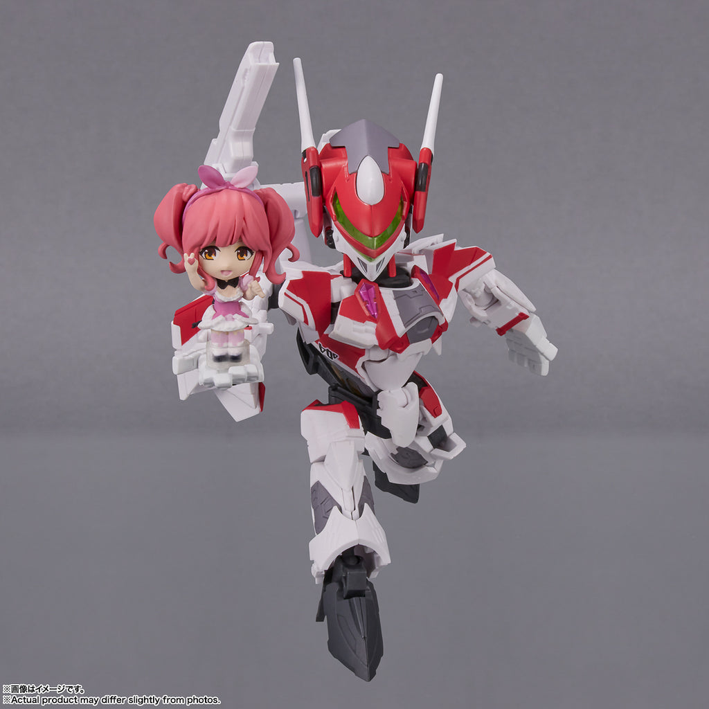 Figura VF-31C Siegfriend Mirage Farina Jenius Use With Makina Nakajima - Macross F. - Tiny Session - Bandai