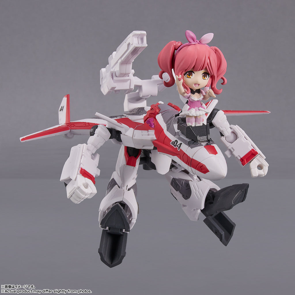 Figura VF-31C Siegfriend Mirage Farina Jenius Use With Makina Nakajima - Macross F. - Tiny Session - Bandai