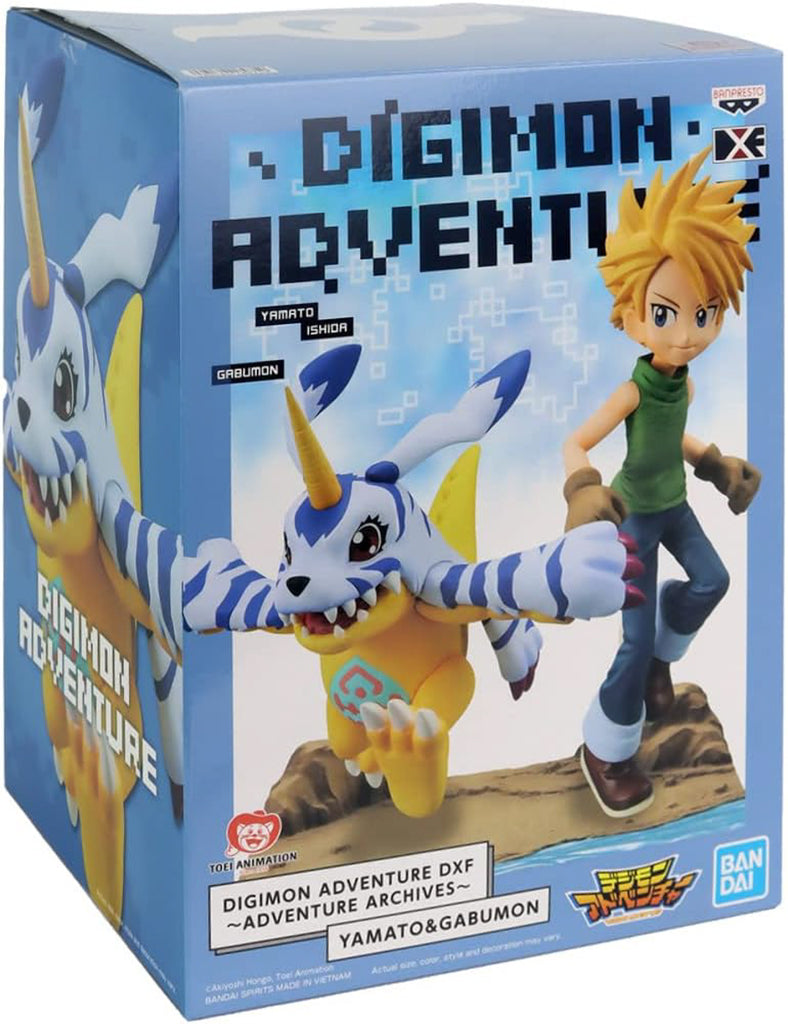 Estátua Matt e Gabumon - Digimon - DXF Adventure Archives - BANPRESTO - BANDAI