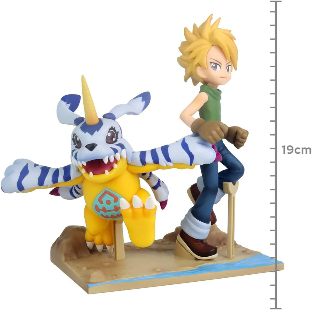 Estátua Matt e Gabumon - Digimon - DXF Adventure Archives - BANPRESTO - BANDAI