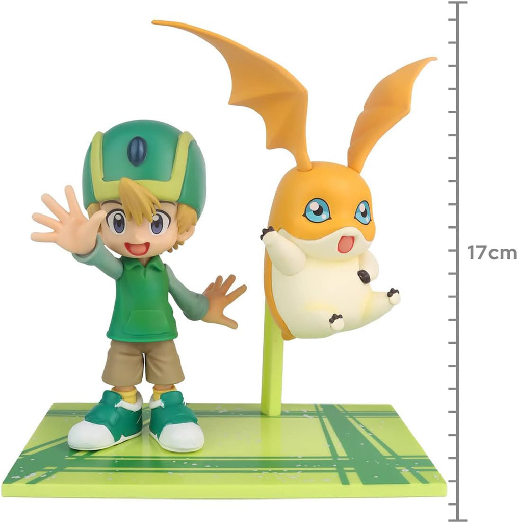 Estátua T.K. e Patamon - Digimon - DXF Adventure Archives - BANPRESTO - BANDAI