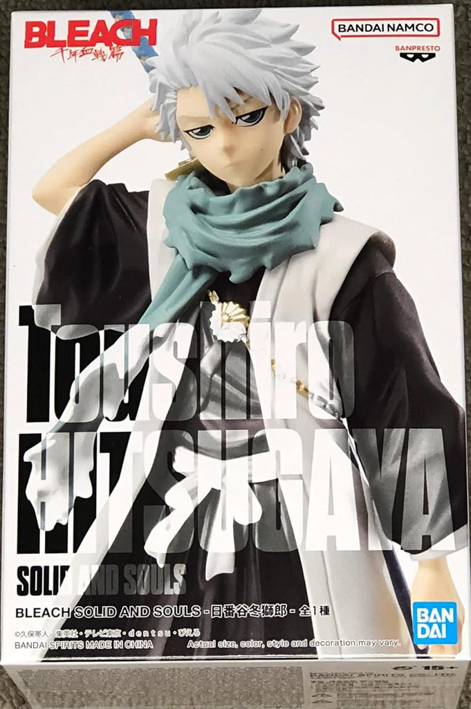 Estátua Toshiro Hitsugaya - Bleach - Solid and Souls - BANPRESTO - BANDAI