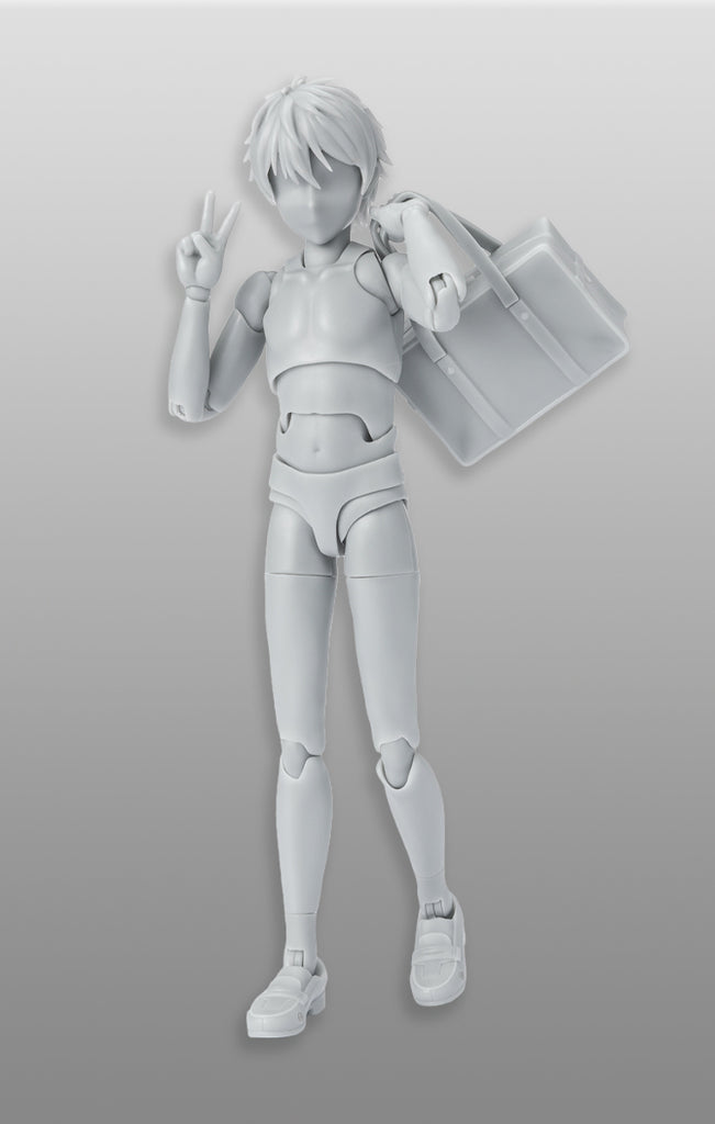 Figura Body Kun School Life Edition DX Set Gray Collor Ver - S.H.Figuarts - Bandai