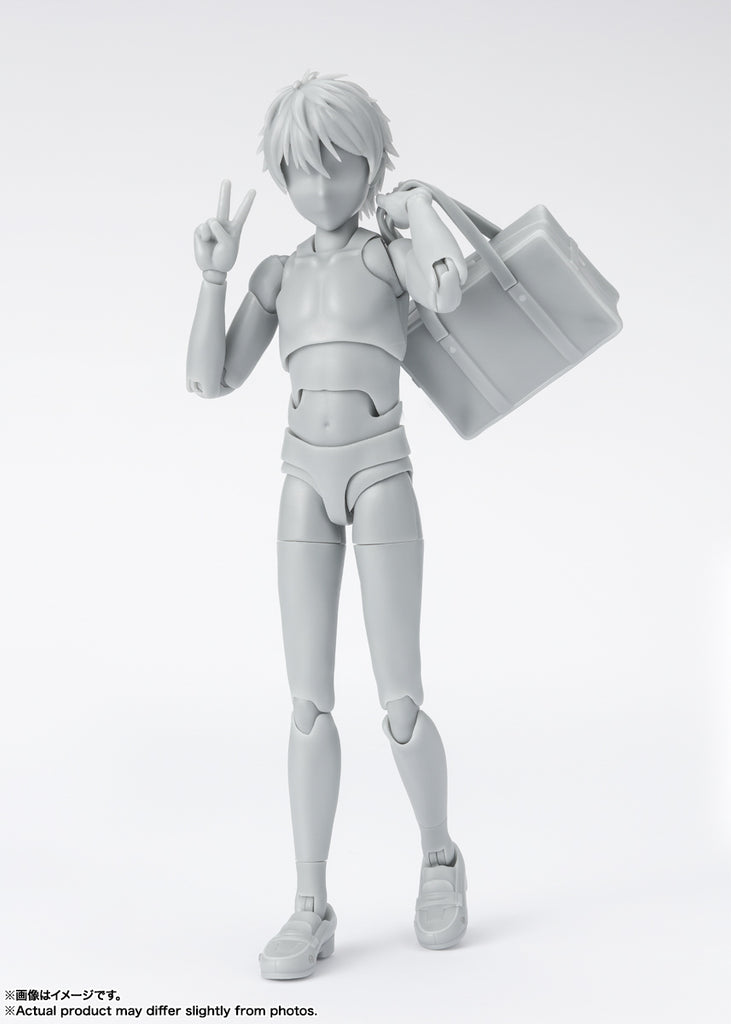 Figura Body Kun School Life Edition DX Set Gray Collor Ver - S.H.Figuarts - Bandai