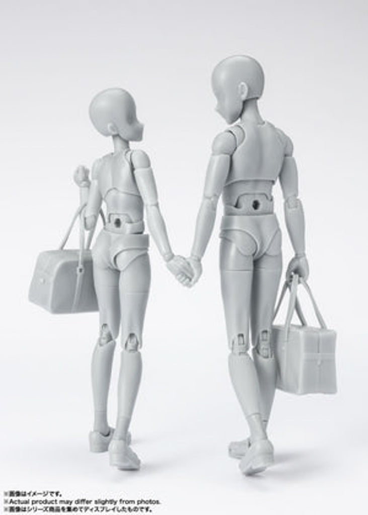 Figura Body Chan School Life Edition DX Set Gray Collor Ver - S.H.Figuarts - Bandai