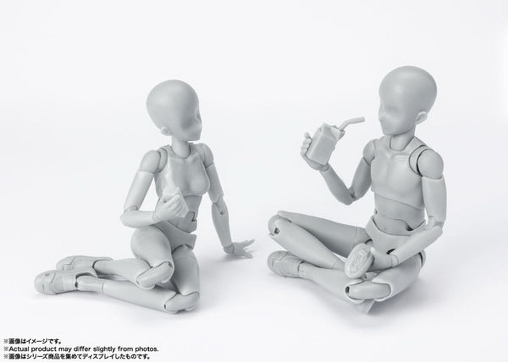 Figura Body Chan School Life Edition DX Set Gray Collor Ver - S.H.Figuarts - Bandai