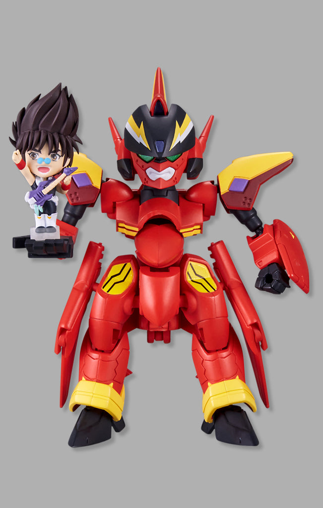 Figura VF-19 Custom Fire Valkyrie With Basara Nekki - Macross 7 - Tiny Session - Bandai