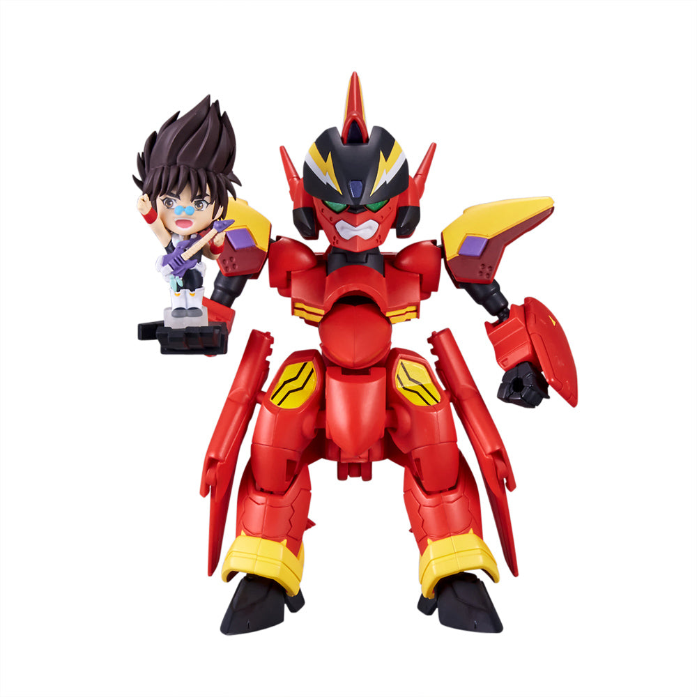 Figura VF-19 Custom Fire Valkyrie With Basara Nekki - Macross 7 - Tiny Session - Bandai