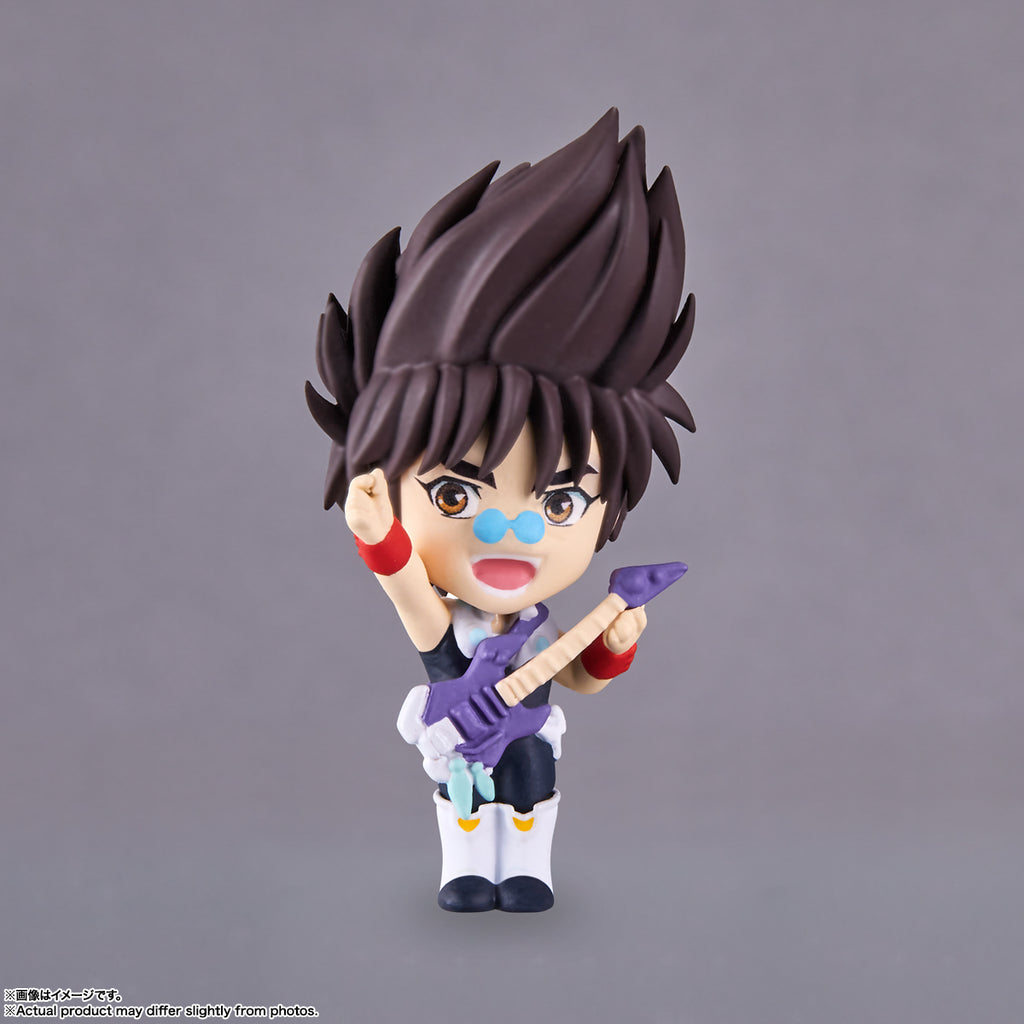 Figura VF-19 Custom Fire Valkyrie With Basara Nekki - Macross 7 - Tiny Session - Bandai