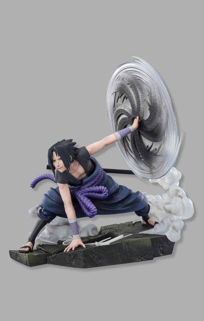 Estátua Sasuke Uchiha The Light and Dark of The Mangekyo Sharingan - Naruto Shippuden - Figuarts Zero - Bandai