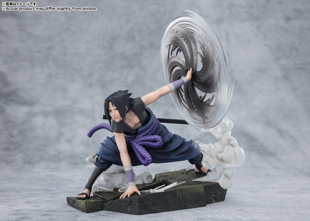 Estátua Sasuke Uchiha The Light and Dark of The Mangekyo Sharingan - Naruto Shippuden - Figuarts Zero - Bandai