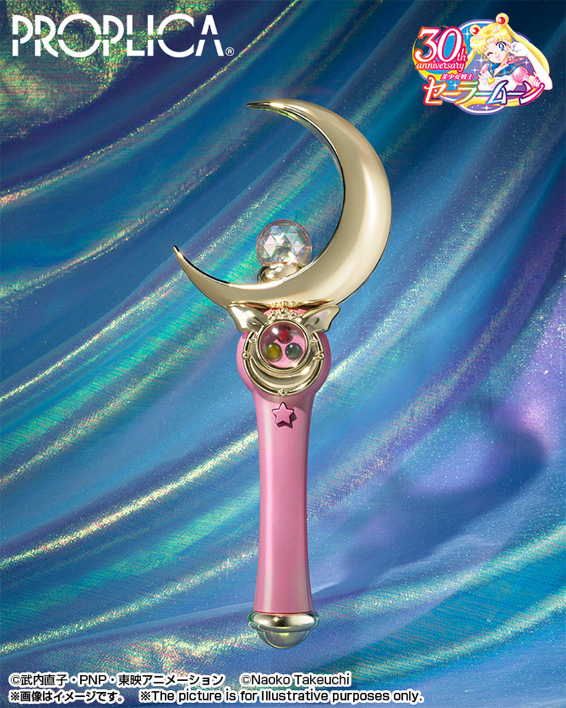Figura Moon Stick Brilliant Color Edition - Sailor Moon - Proplica - Bandai