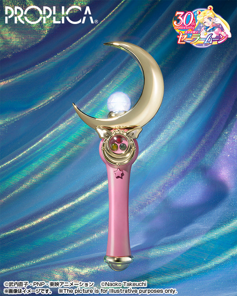 Figura Moon Stick Brilliant Color Edition - Sailor Moon - Proplica - Bandai