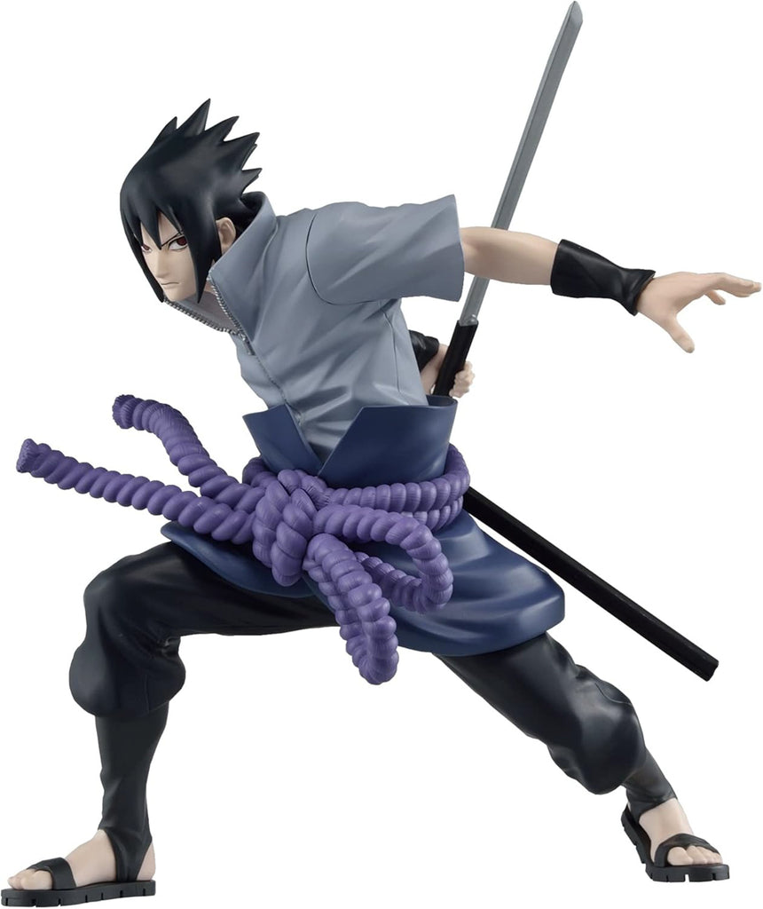 Estátua Uchiha Sasuke III - Naruto - Vibration Stars - Banpresto - Bandai