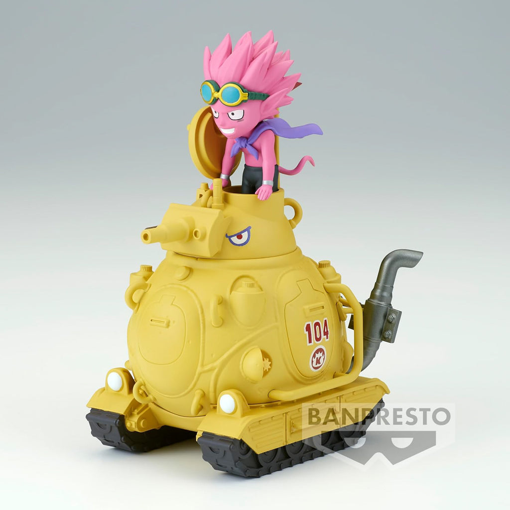 Estátua Sand Land Royal Army Tank Corps no. 104 - Sand Land - Mega World Collectable - Banpresto - Bandai