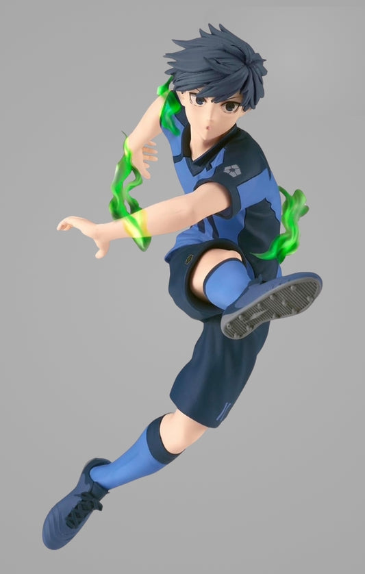 Estátua Yoichi Isagi - Blue Lock - Akakening Ver - Banpresto - Bandai