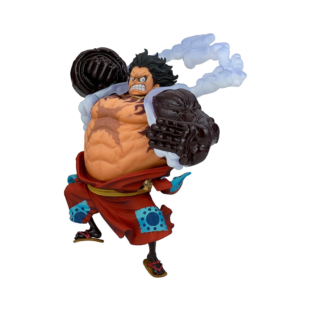 Estátua Monkey D. Luffy Gear 4 Ver A - One Piece - King of Artist - Banpresto - Bandai