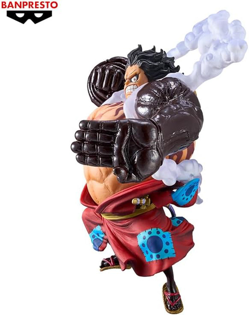 Estátua Monkey D. Luffy Gear 4 Ver A - One Piece - King of Artist - Banpresto - Bandai
