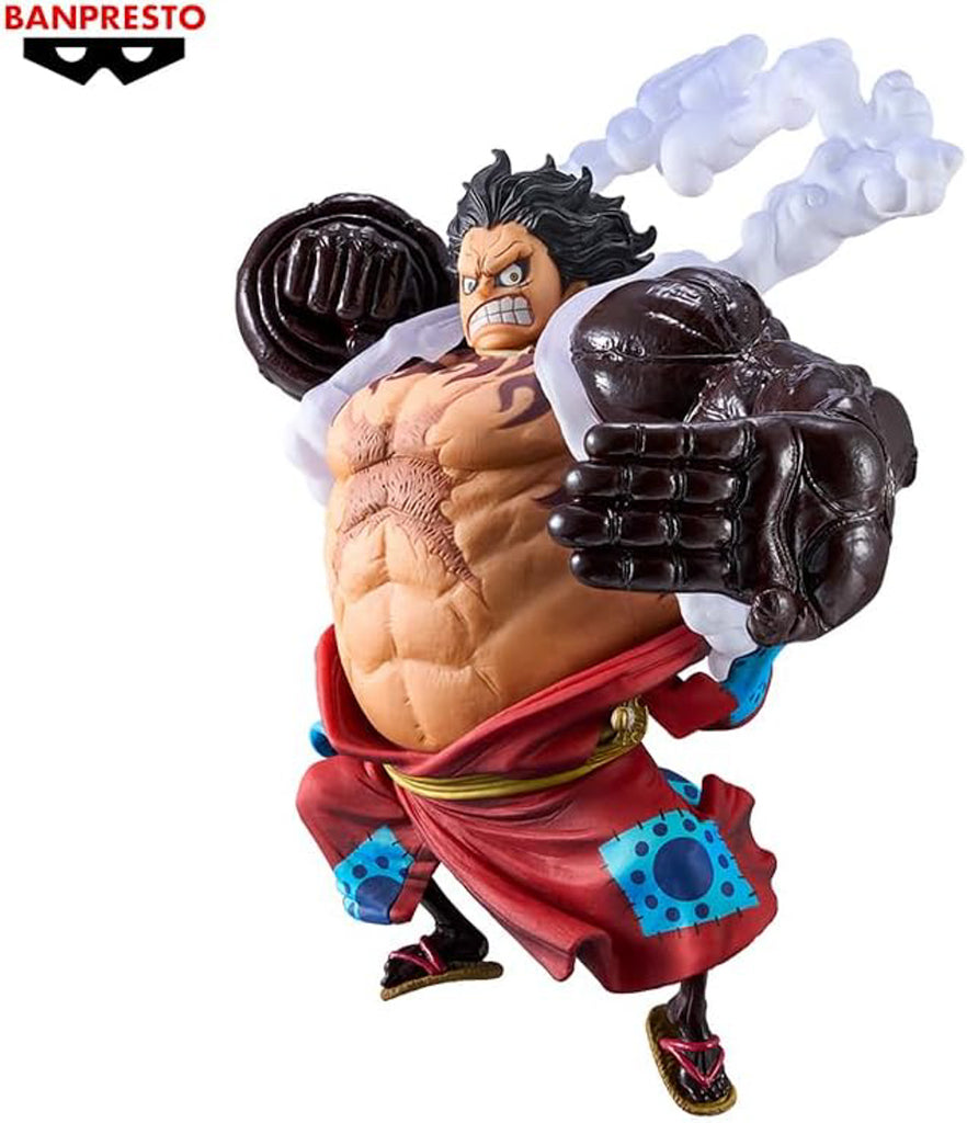 Estátua Monkey D. Luffy Gear 4 Ver A - One Piece - King of Artist - Banpresto - Bandai