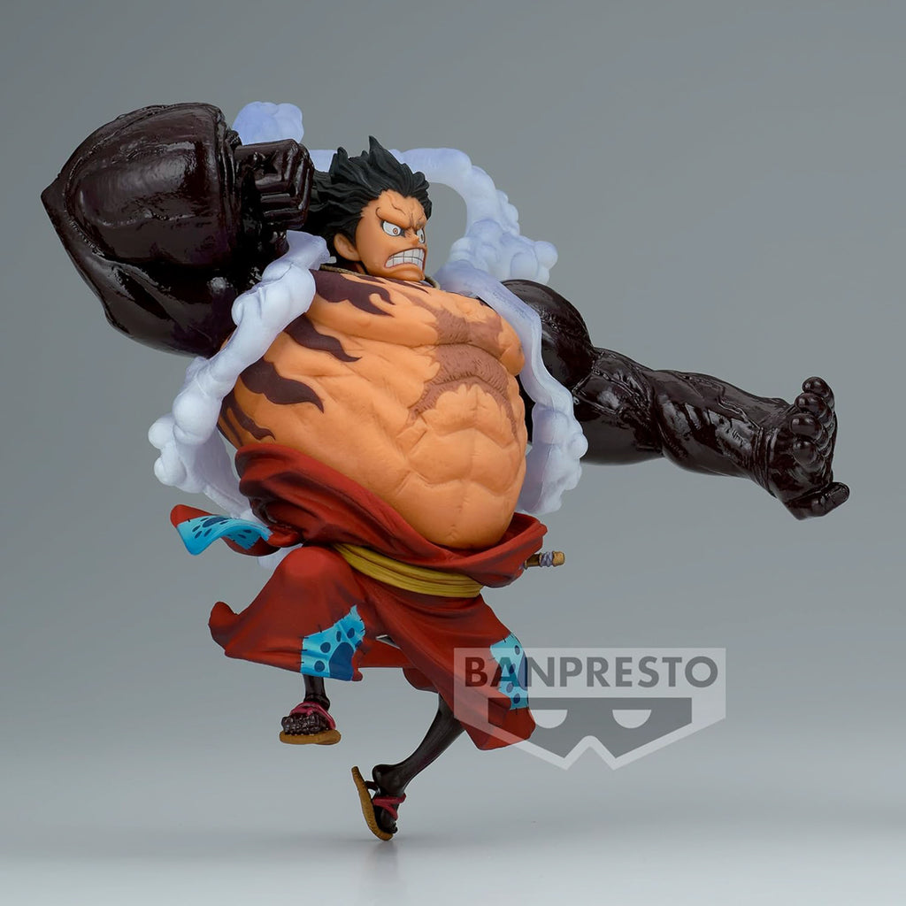 Estátua Monkey D. Luffy Gear 4 Ver A - One Piece - King of Artist - Banpresto - Bandai