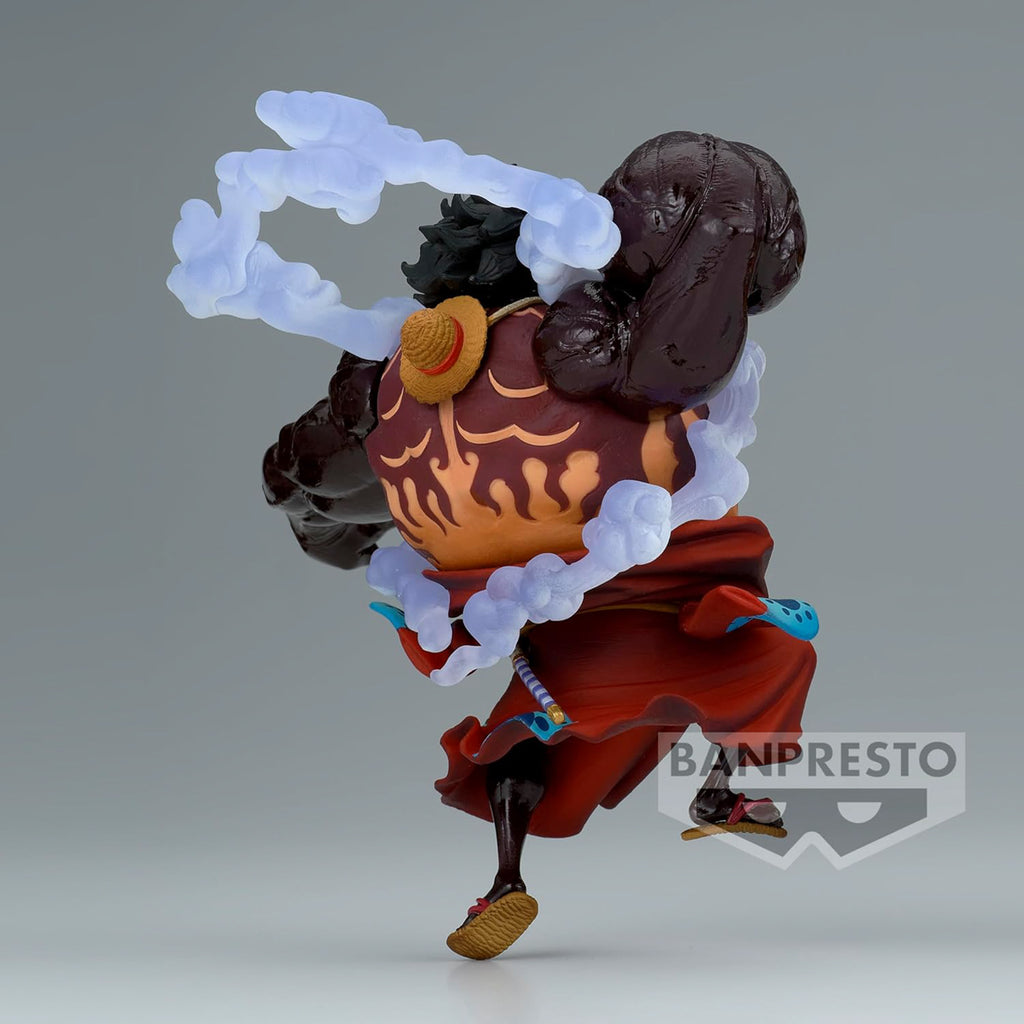 Estátua Monkey D. Luffy Gear 4 Ver A - One Piece - King of Artist - Banpresto - Bandai