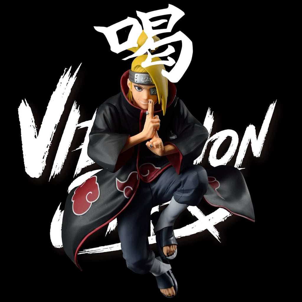 Estátua Deidara - Naruto Shippuden - Vibration Stars - Banpresto - Bandai