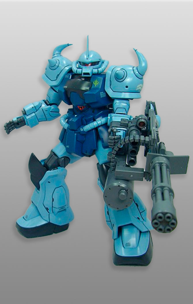MS-07B3 Gouf Custom - Gundam - MG 1/100 - Bandai – Iron Studios Brasil