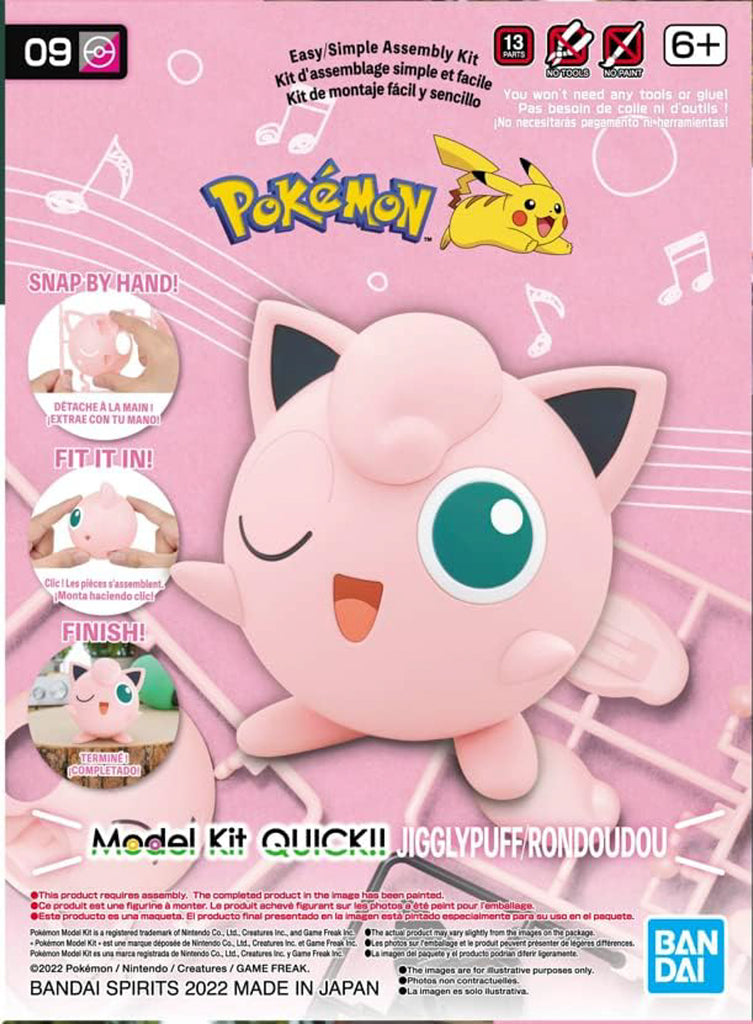 Jigglypuff - Pokemon - Model Kit Quick!! - Bandai