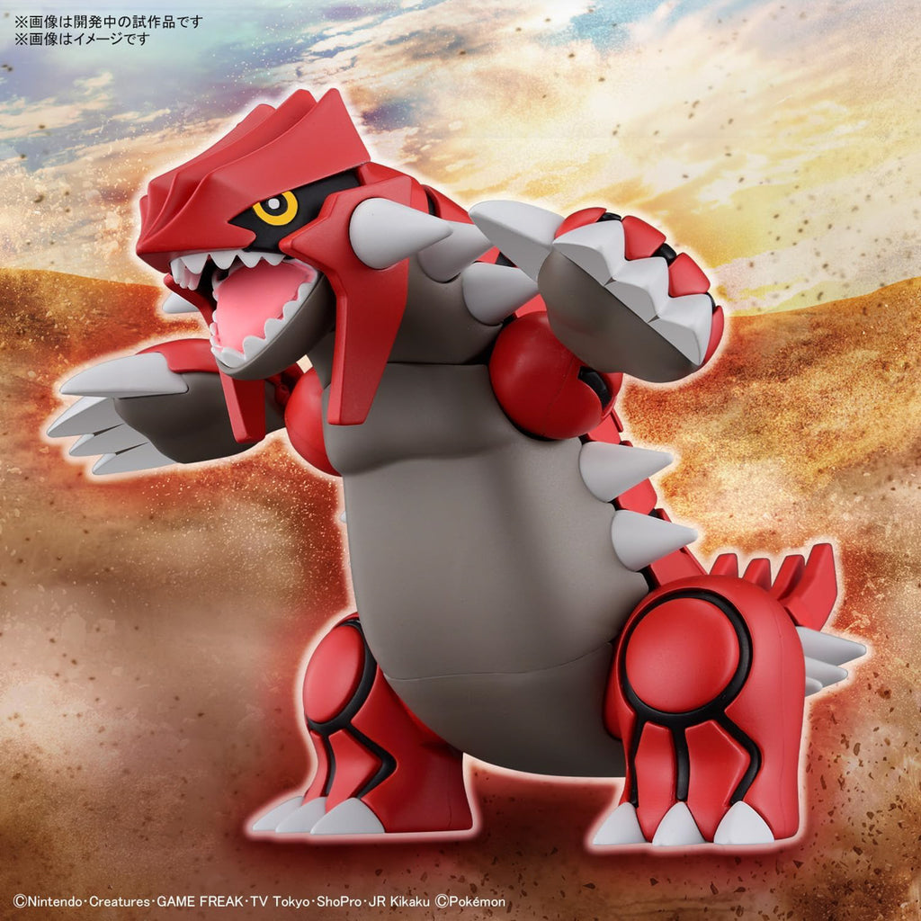 Groudon - Pokemon - Plastic Model Kit - Bandai