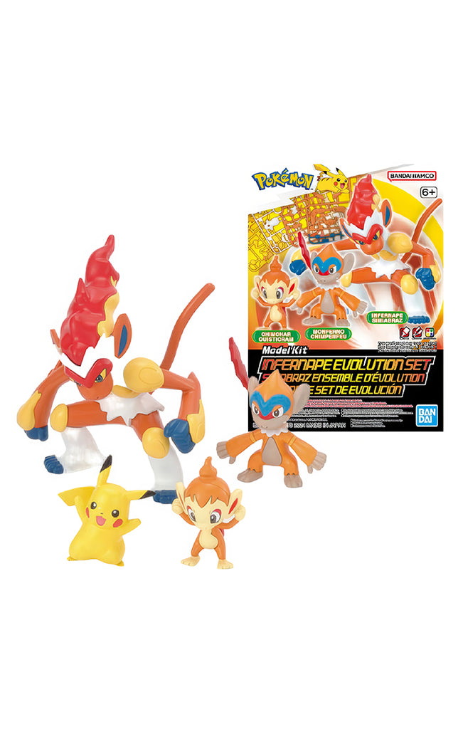 Infernape - Pokemon - Evolution Set - Bandai