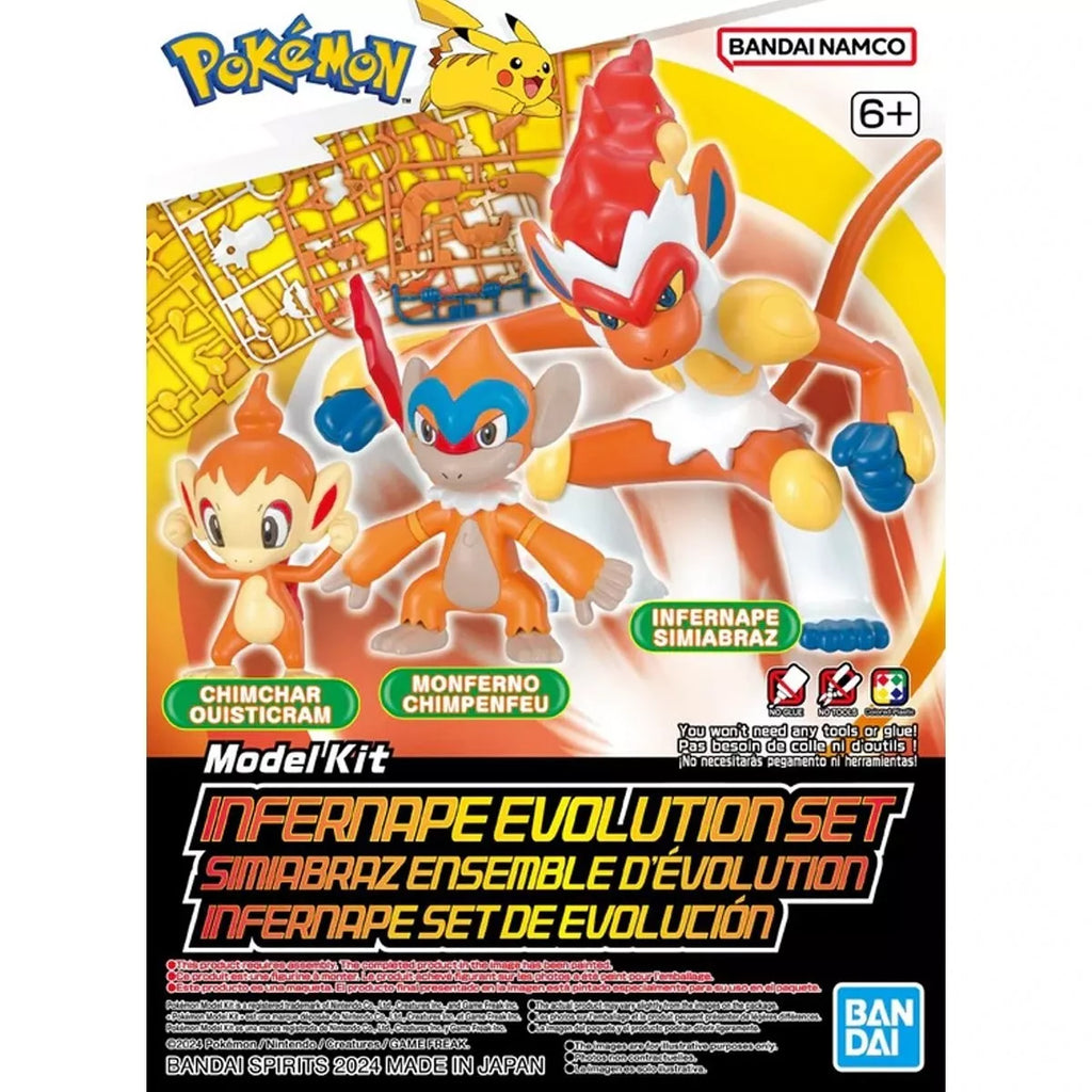 Infernape - Pokemon - Evolution Set - Bandai