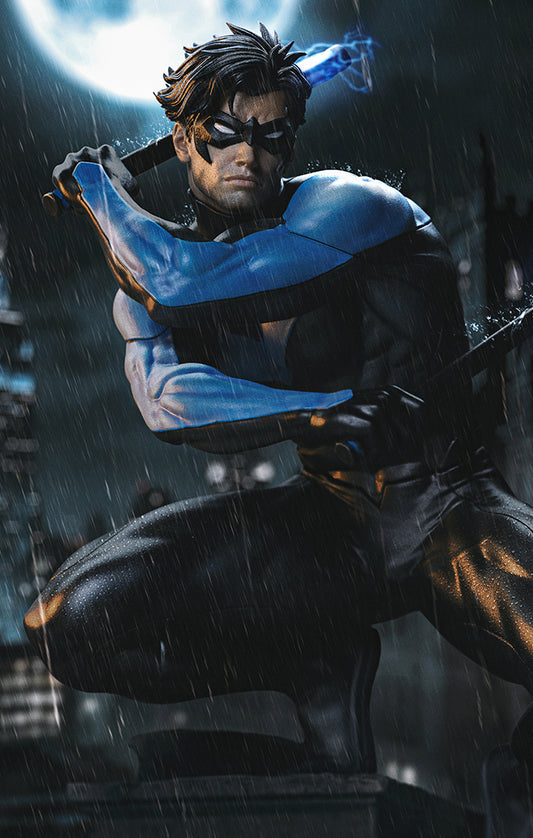 Voucher Pré Venda - Estátua Nightwing - DC Comics Series 9 - Art Scale 1/10 - Iron Studios