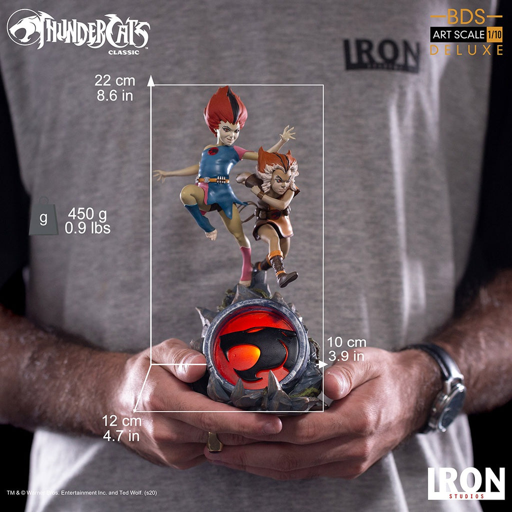 Estátua Wilykit & Wilykat - Thundercats -Bds Art Scale 1/10 - Iron Studios