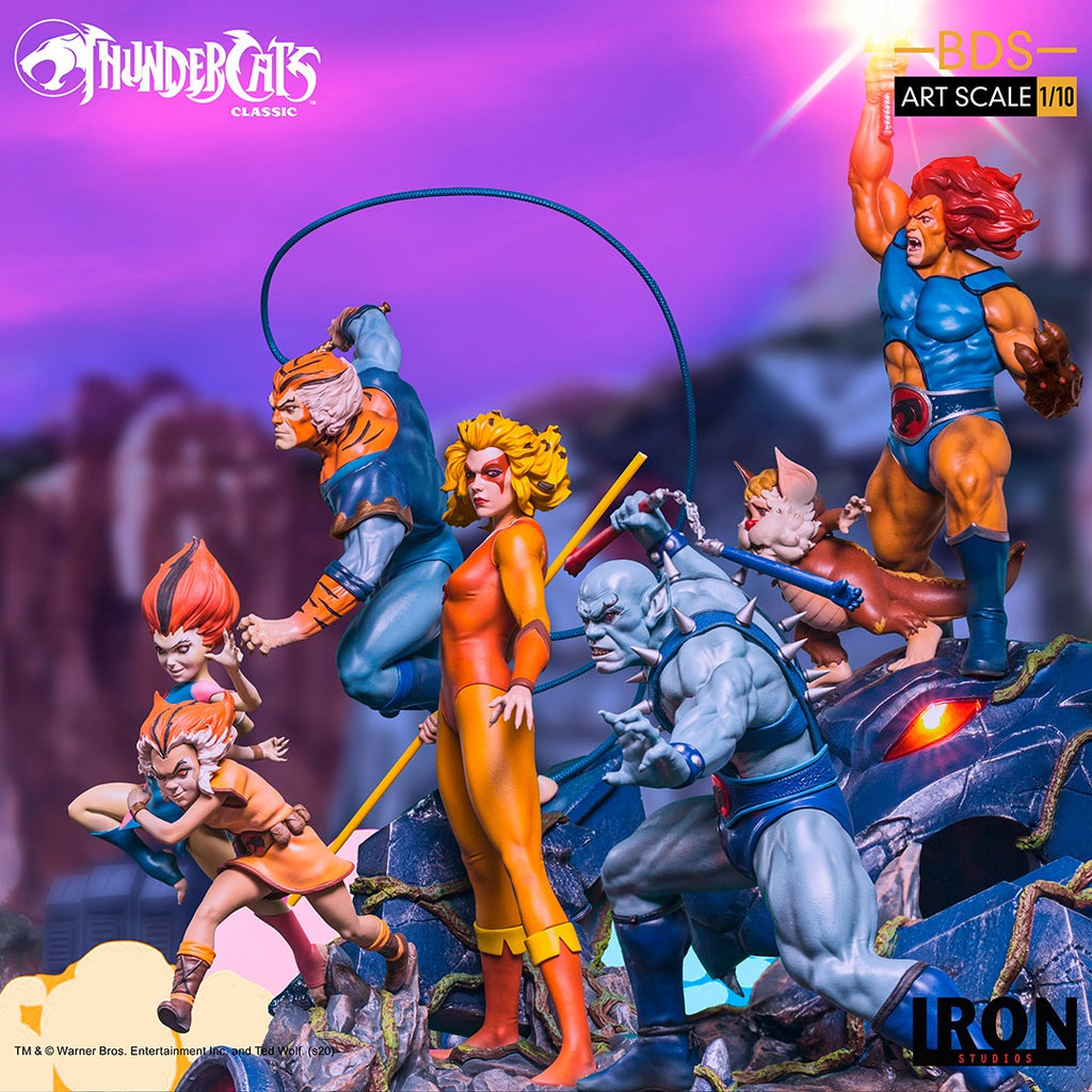 Estátua Wilykit & Wilykat - Thundercats -Bds Art Scale 1/10 - Iron Studios