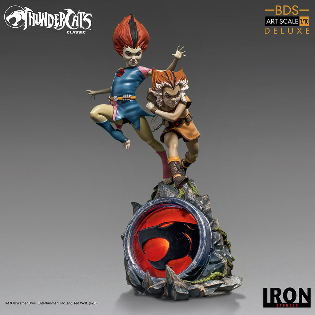 Estátua Wilykit & Wilykat - Thundercats -Bds Art Scale 1/10 - Iron Studios