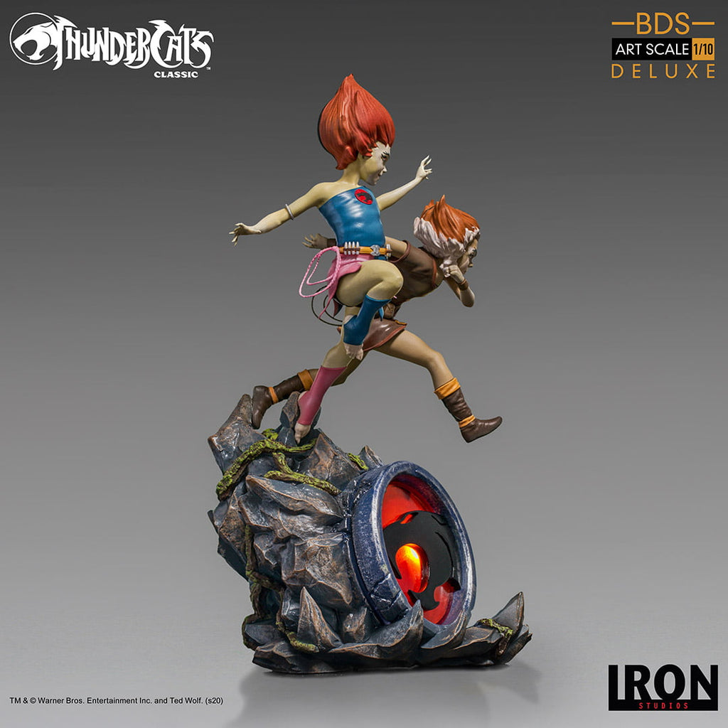 Estátua Wilykit & Wilykat - Thundercats -Bds Art Scale 1/10 - Iron Studios