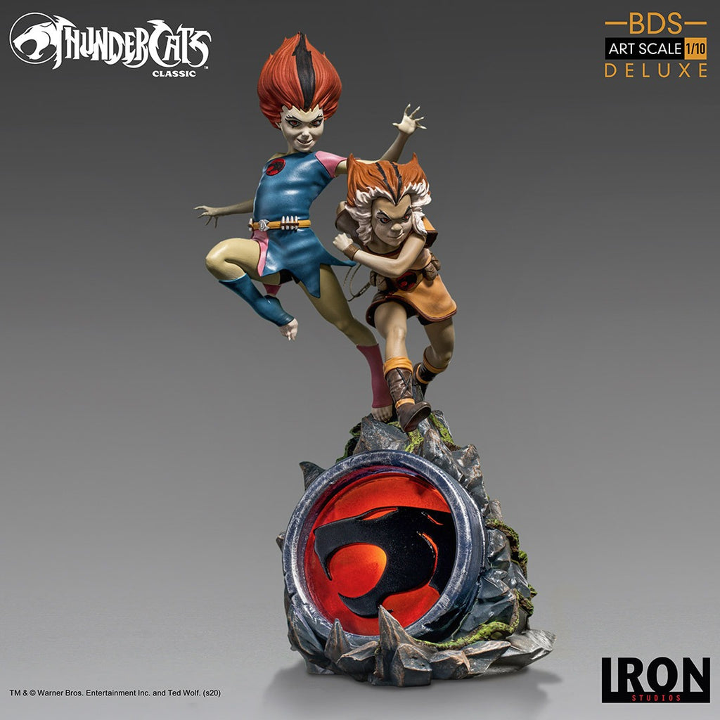 Estátua Wilykit & Wilykat - Thundercats -Bds Art Scale 1/10 - Iron Studios