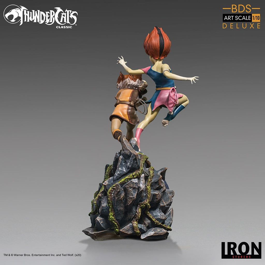 Estátua Wilykit & Wilykat - Thundercats -Bds Art Scale 1/10 - Iron Studios