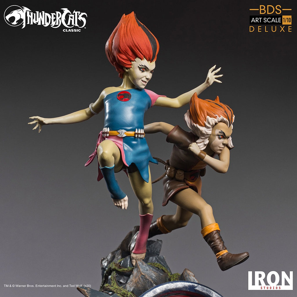 Estátua Wilykit & Wilykat - Thundercats -Bds Art Scale 1/10 - Iron Studios
