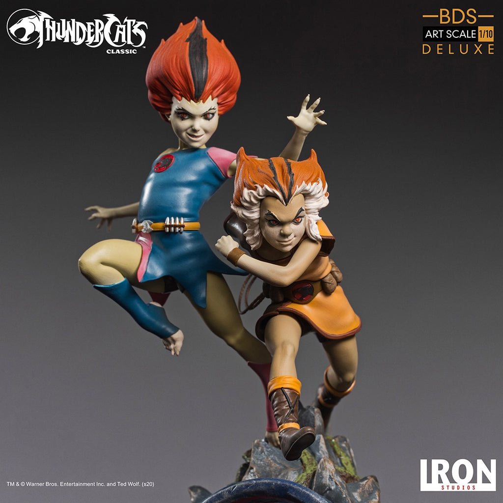 Estátua Wilykit & Wilykat - Thundercats -Bds Art Scale 1/10 - Iron Studios