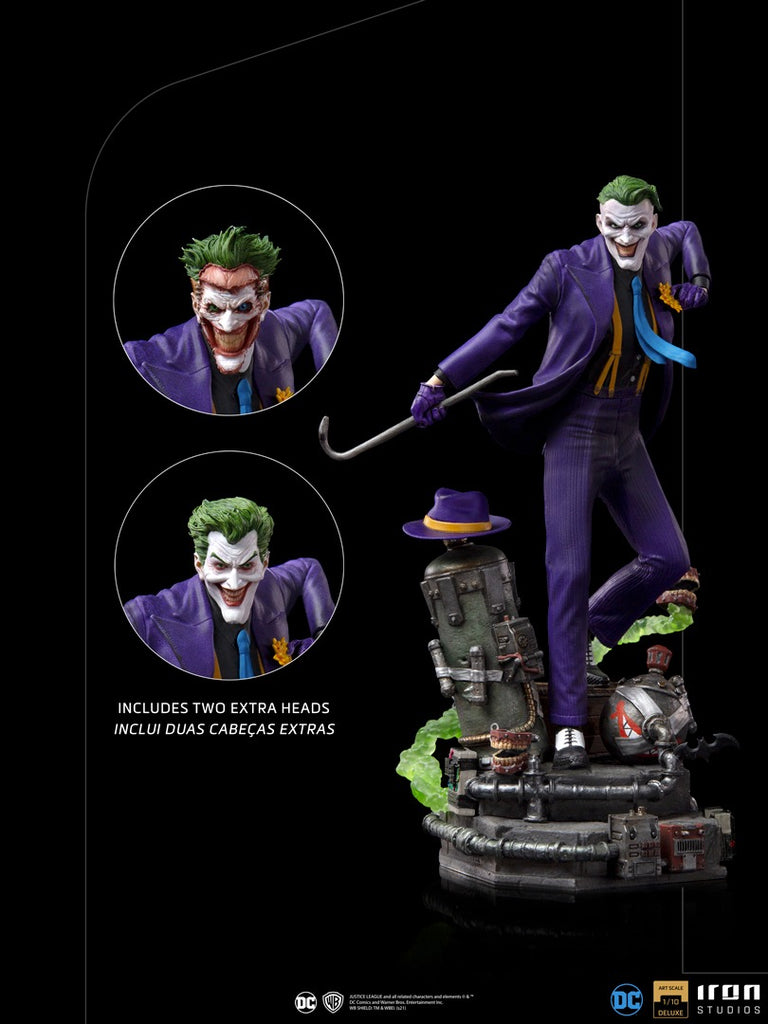 Estátua O Coringa Deluxe Ver - DC Comics - Art Scale 1/10 - Iron Studios