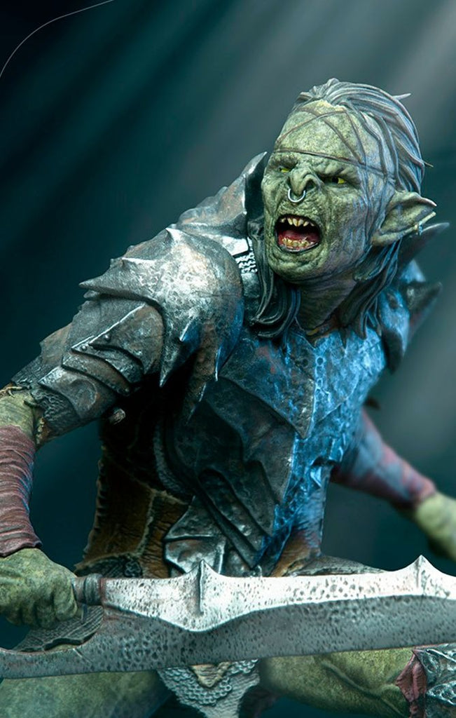 Estátua Swordsman Orc - Lord of the Rings - Art Scale 1/10 - Iron Studios