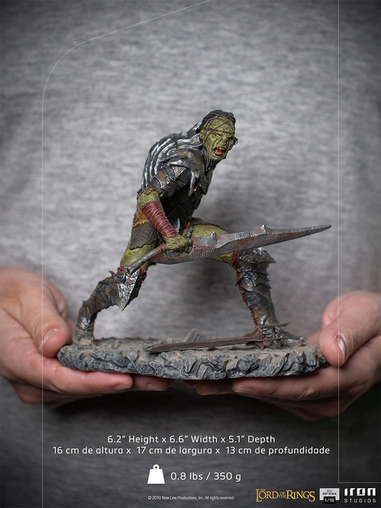 Estátua Swordsman Orc - Lord of the Rings - Art Scale 1/10 - Iron Studios