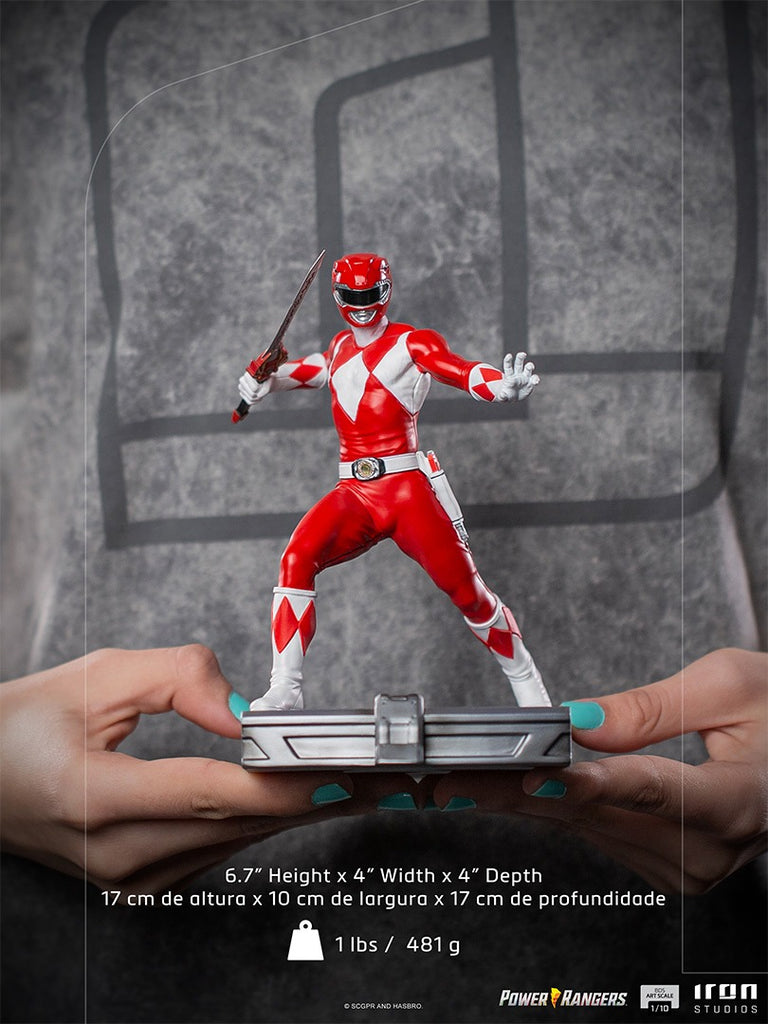 Estátua Red Ranger - Mighty Morphin Power Rangers - BDS Art Scale 1/10 - Iron Studios