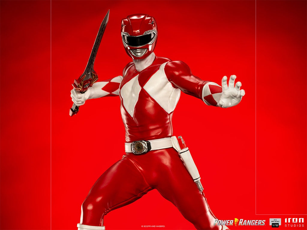 Estátua Red Ranger - Mighty Morphin Power Rangers - BDS Art Scale 1/10 - Iron Studios