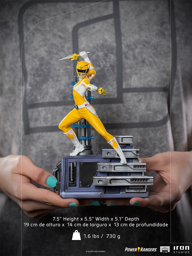 Estátua Yellow Ranger - Mighty Morphin Power Rangers - BDS Art Scale 1/10 - Iron Studios