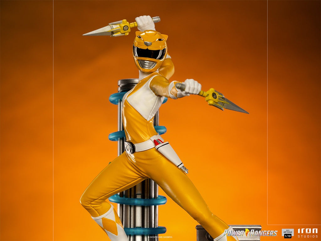 Estátua Yellow Ranger - Mighty Morphin Power Rangers - BDS Art Scale 1/10 - Iron Studios
